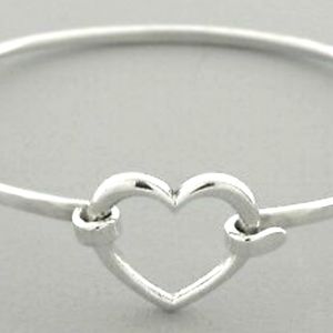James Avery Authentic Sterling Silver Braclet and ASL "ILU" Charm